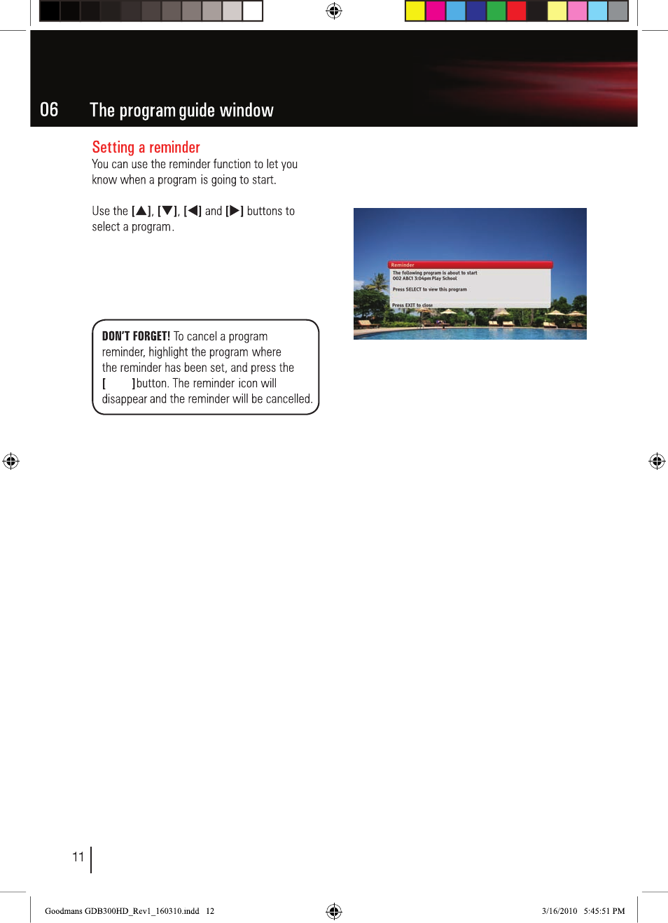 BUSH Freeview High Definition Digital Set Top Box DFTA50FVE User Manual | Page 13 / 30