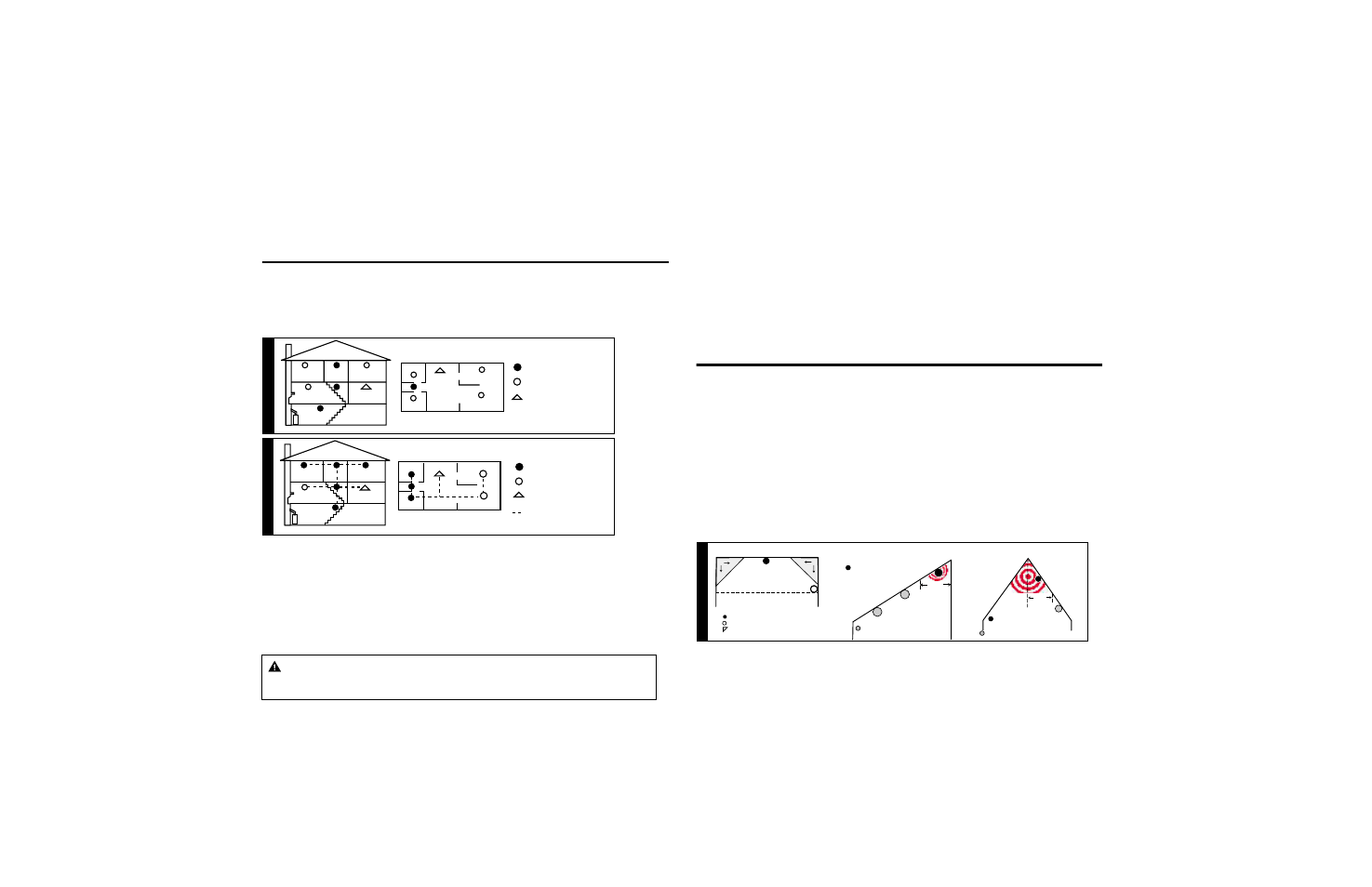 Where to install smoke alarms, Where not to install smoke alarms, Installing smoke alarms in mobile homes and rvs | Agency placement recommendations, Important, California state fire marshall, Warning | BRK electronic SA150C User Manual | Page 2 / 5