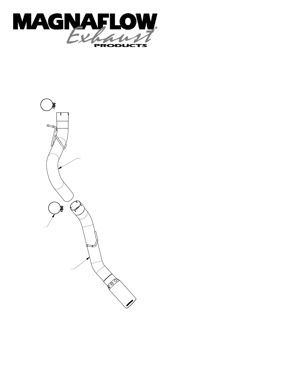MagnaFlow GMC DIESEL DURAMAX, 4in. SYSTEM Pro Series Diesel PERFORMANCE EXHAUST User Manual | 1 page