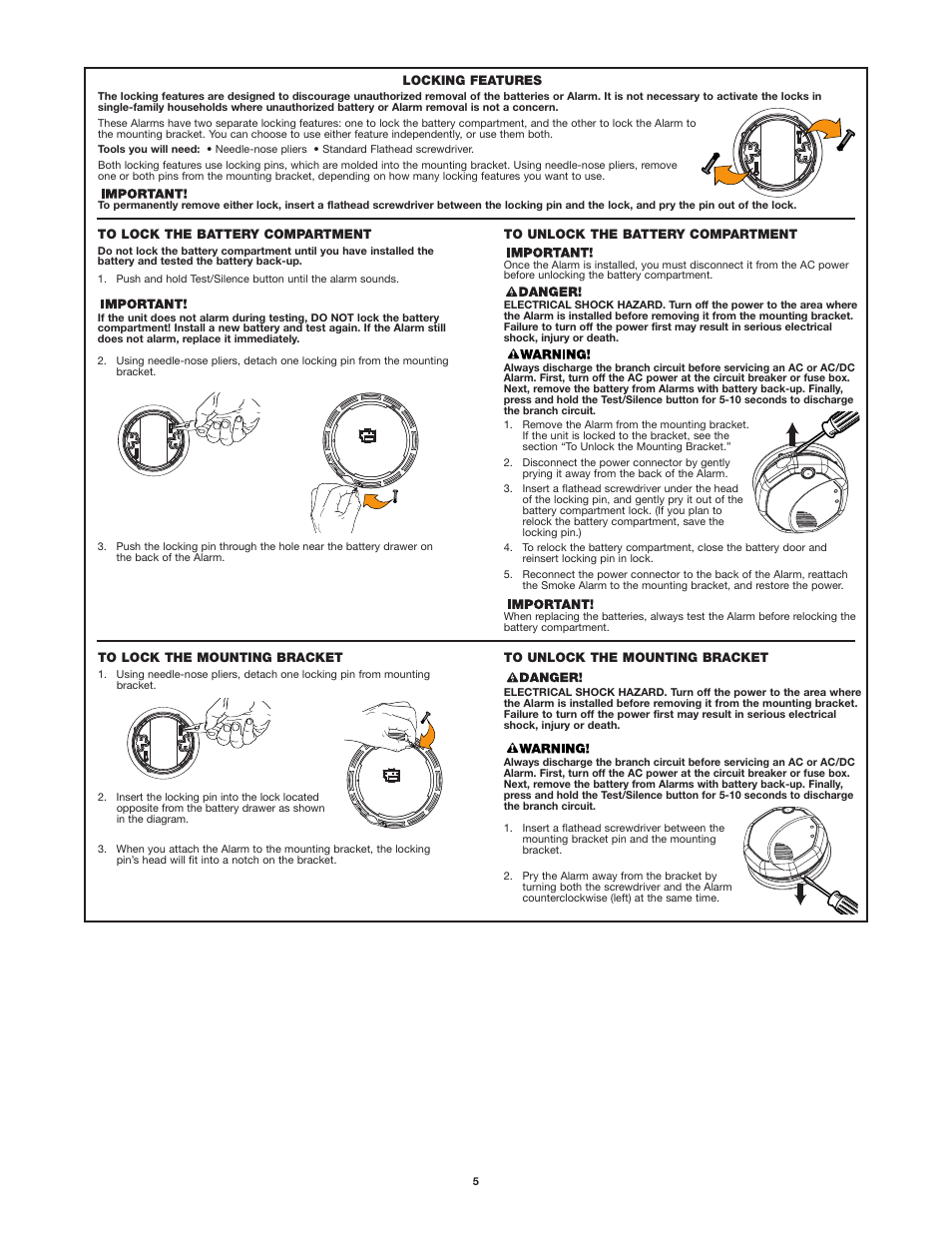 BRK electronic SC7010B User Manual | Page 5 / 11