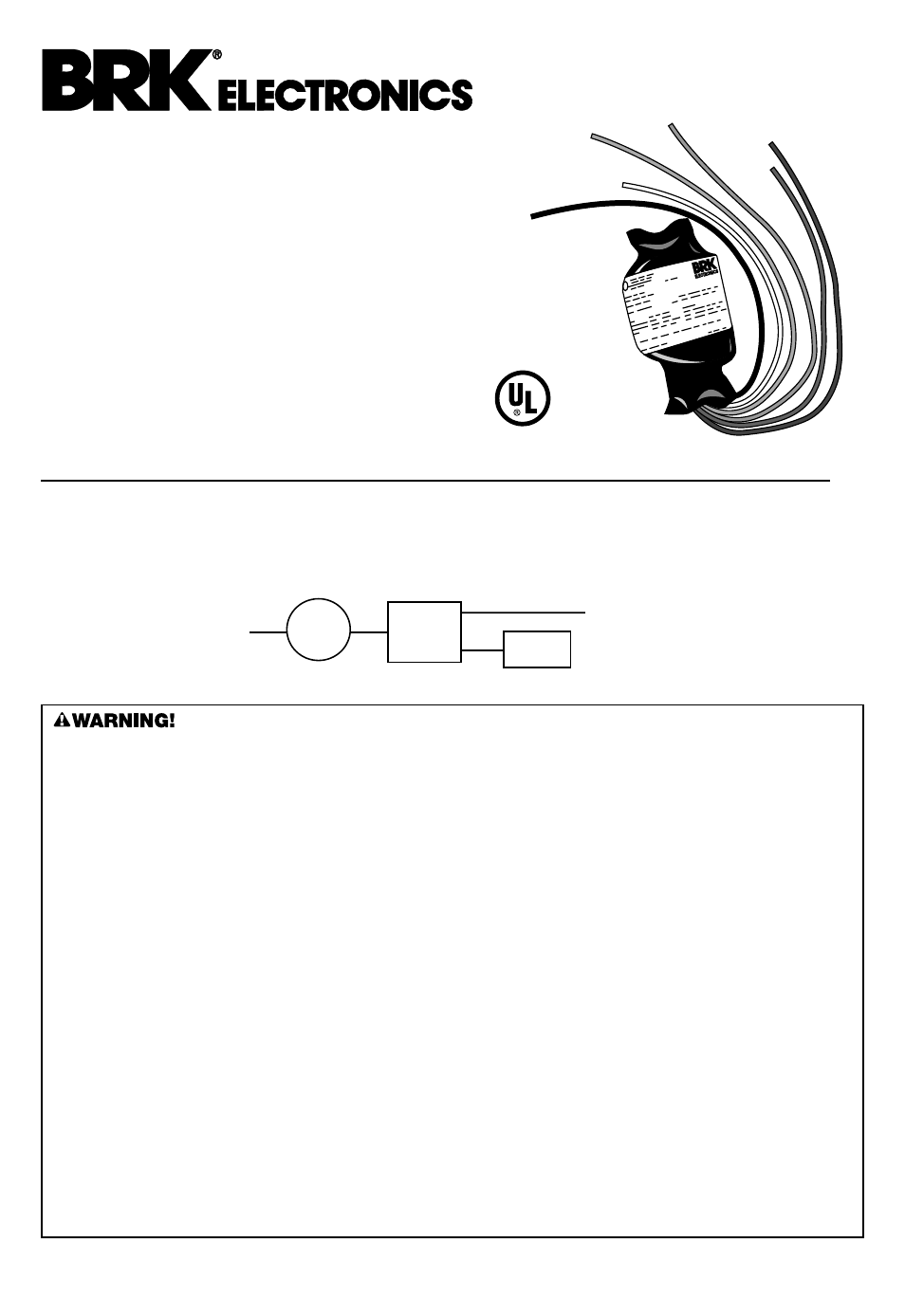 BRK electronic RM3 User Manual | 2 pages