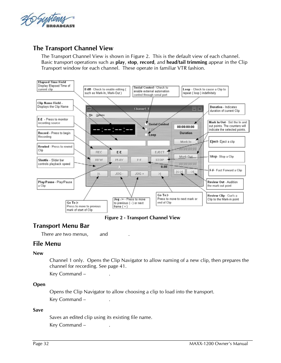 360 Systems 1200HD-EX User Manual | Page 33 / 148