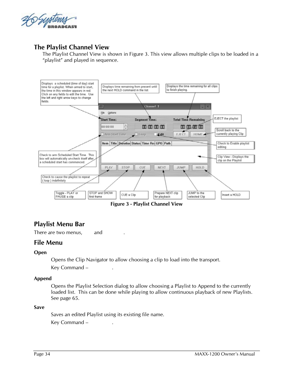 360 Systems 1200HD-EX User Manual | Page 35 / 148