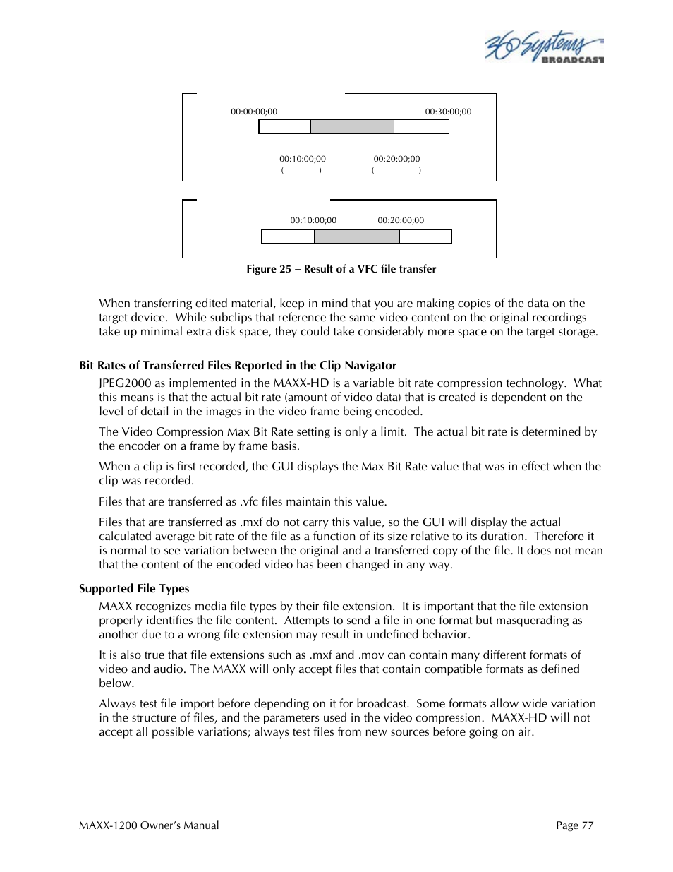 360 Systems 1200HD-EX User Manual | Page 78 / 148