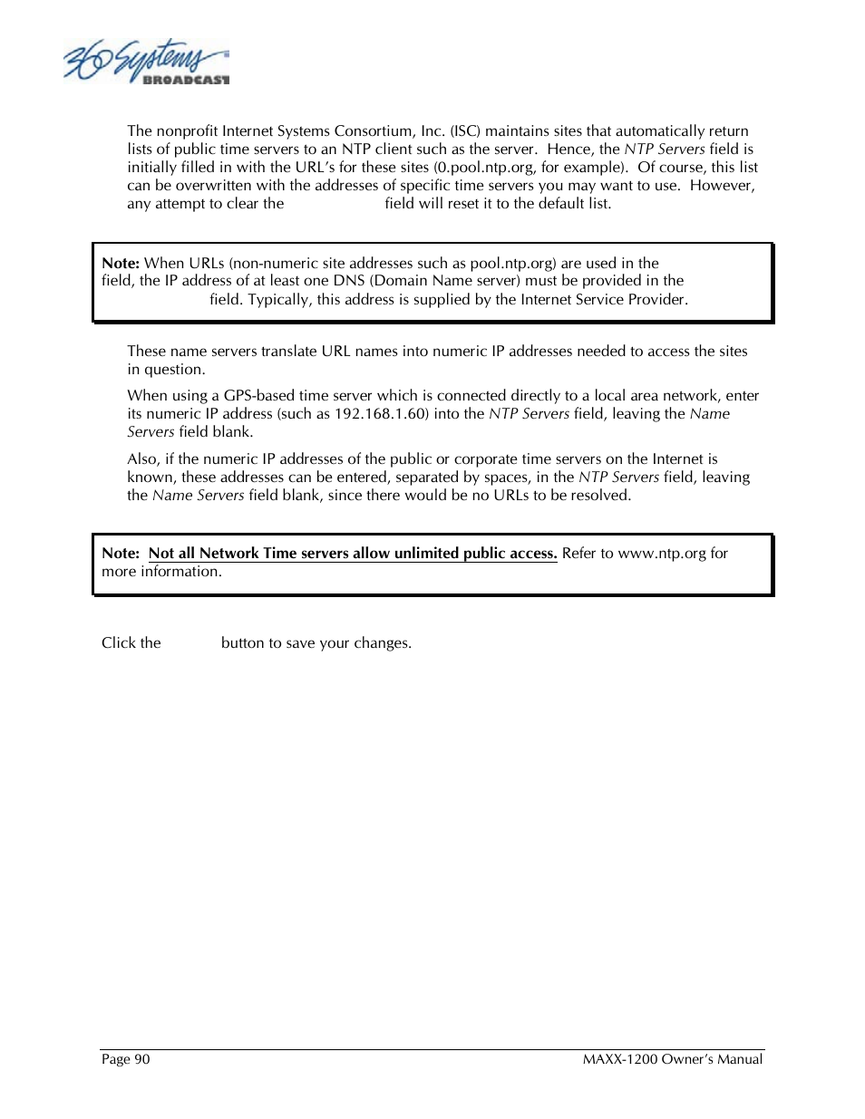360 Systems 1200HD-EX User Manual | Page 91 / 148