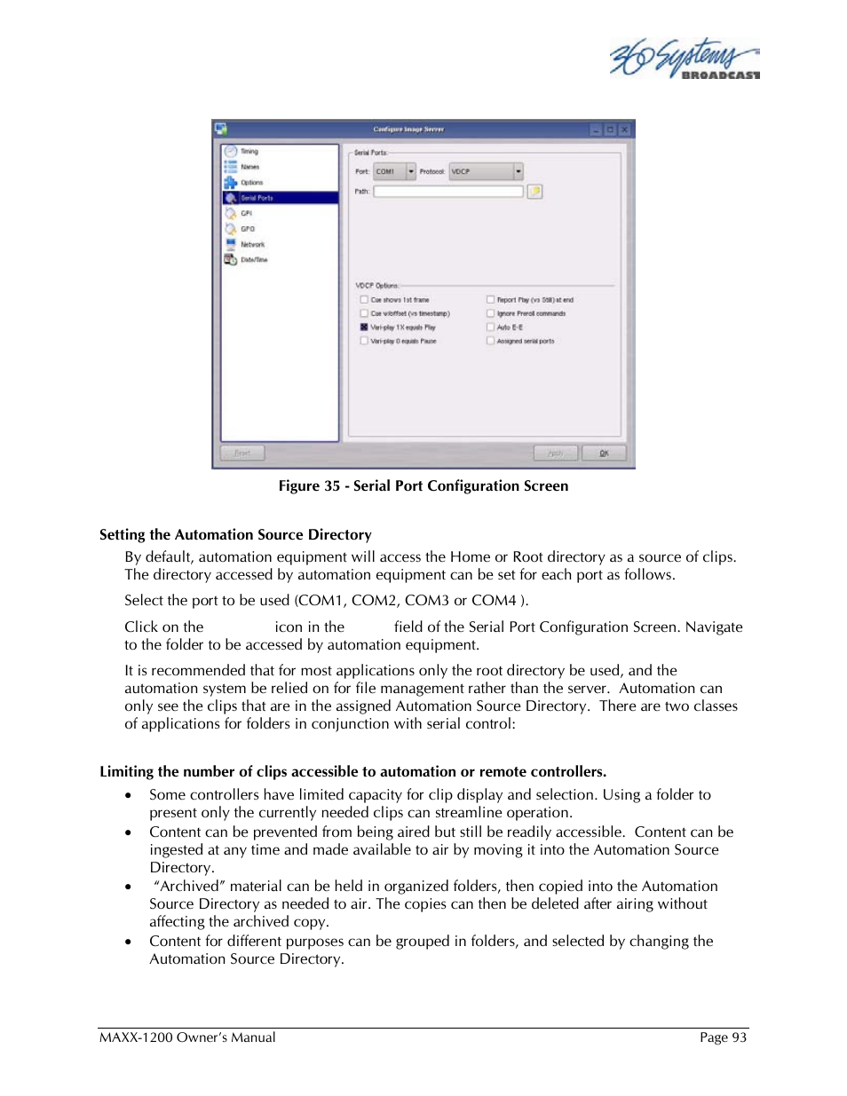360 Systems 1200HD-EX User Manual | Page 94 / 148