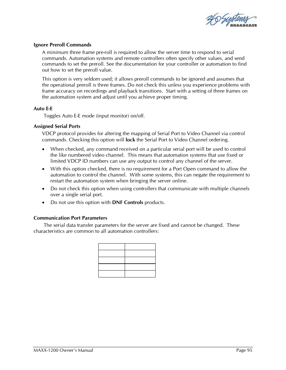 360 Systems 1200HD-EX User Manual | Page 96 / 148