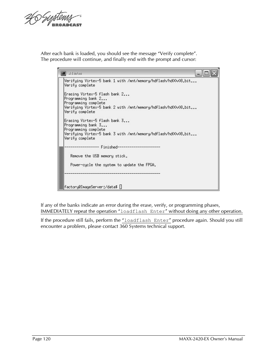 360 Systems MAXX-2420EX User Manual | Page 120 / 148