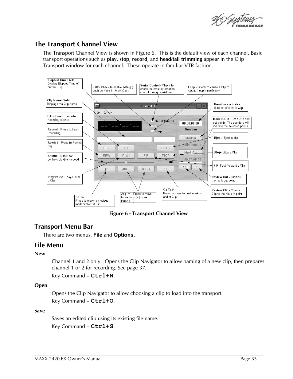 360 Systems MAXX-2420EX User Manual | Page 33 / 148