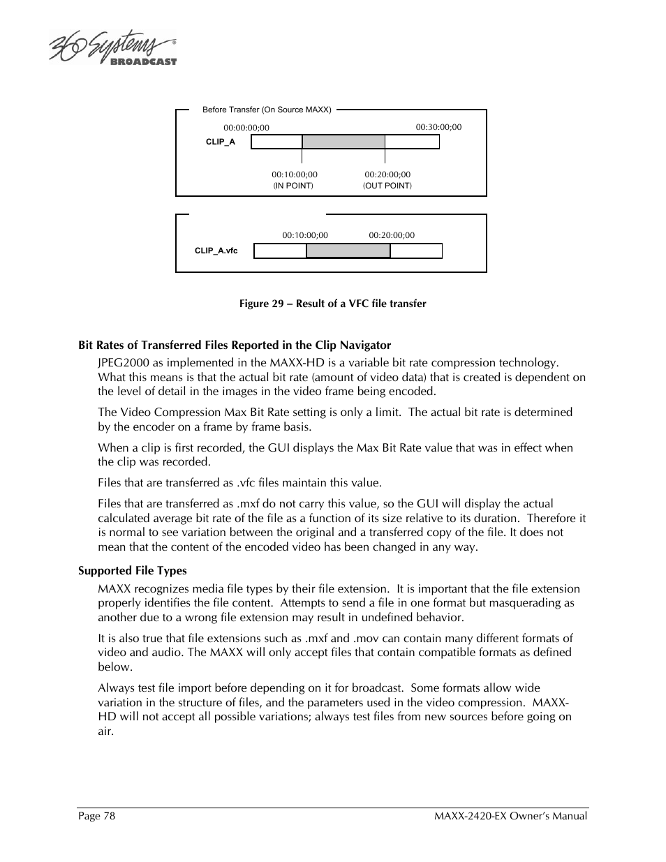 360 Systems MAXX-2420EX User Manual | Page 78 / 148