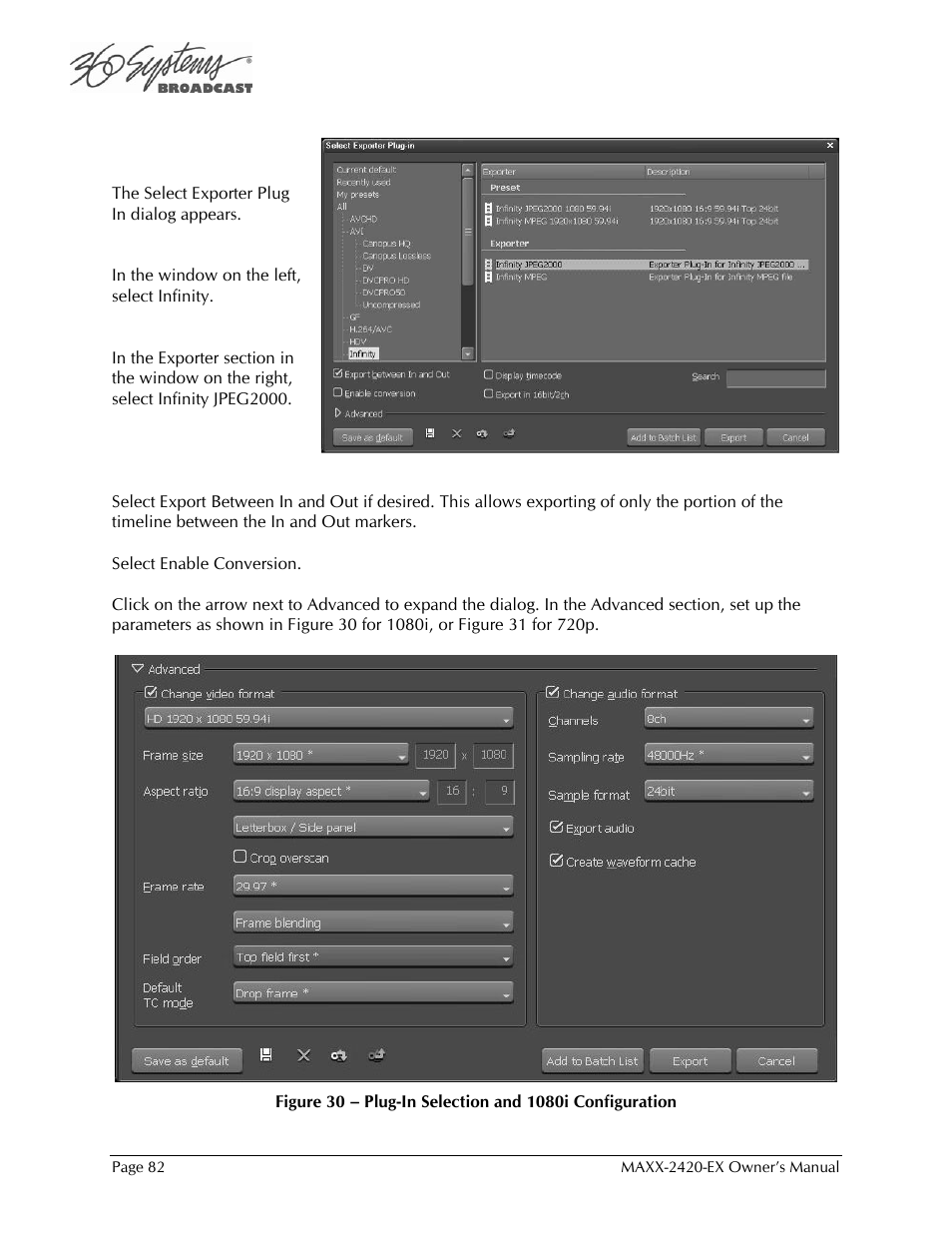 360 Systems MAXX-2420EX User Manual | Page 82 / 148