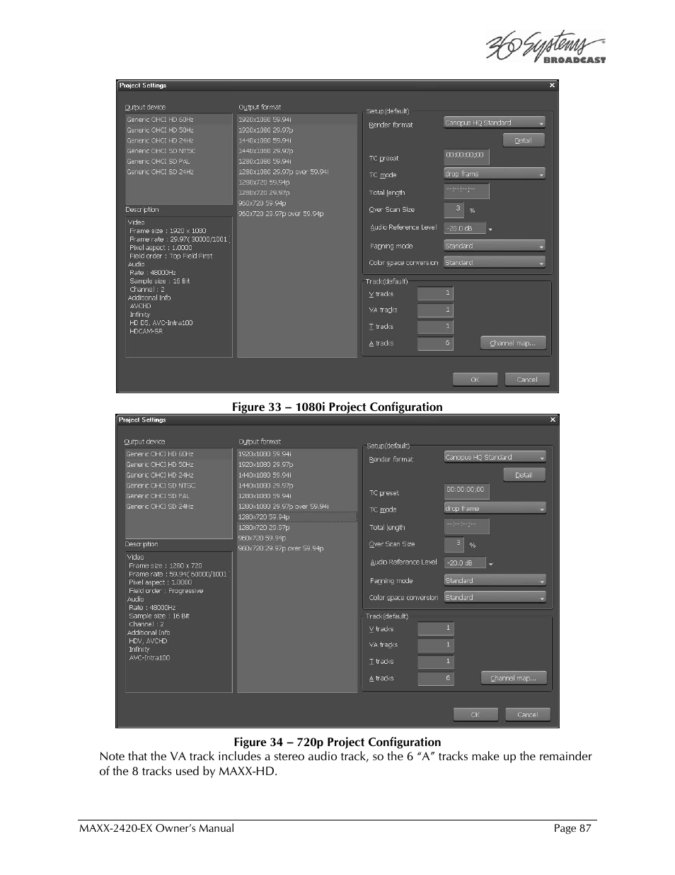 360 Systems MAXX-2420EX User Manual | Page 87 / 148