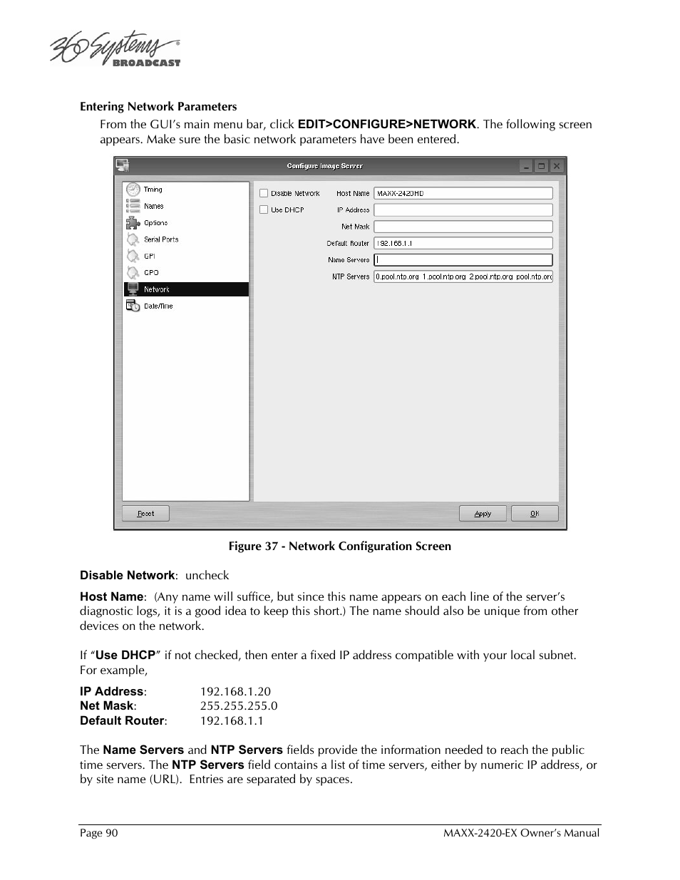 360 Systems MAXX-2420EX User Manual | Page 90 / 148