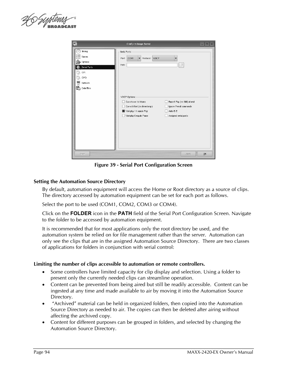 360 Systems MAXX-2420EX User Manual | Page 94 / 148