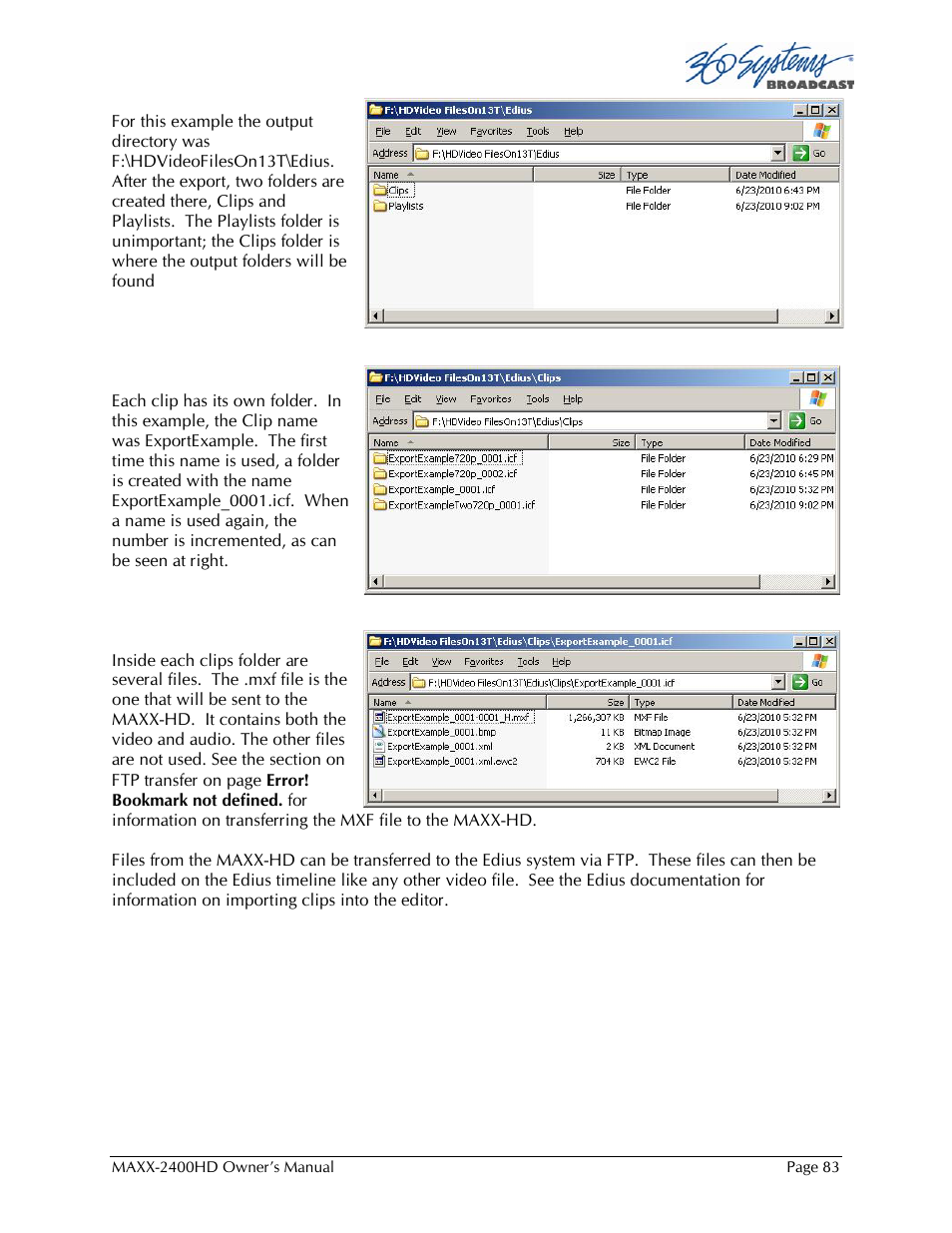 360 Systems MAXX2400HD User Manual | Page 84 / 148