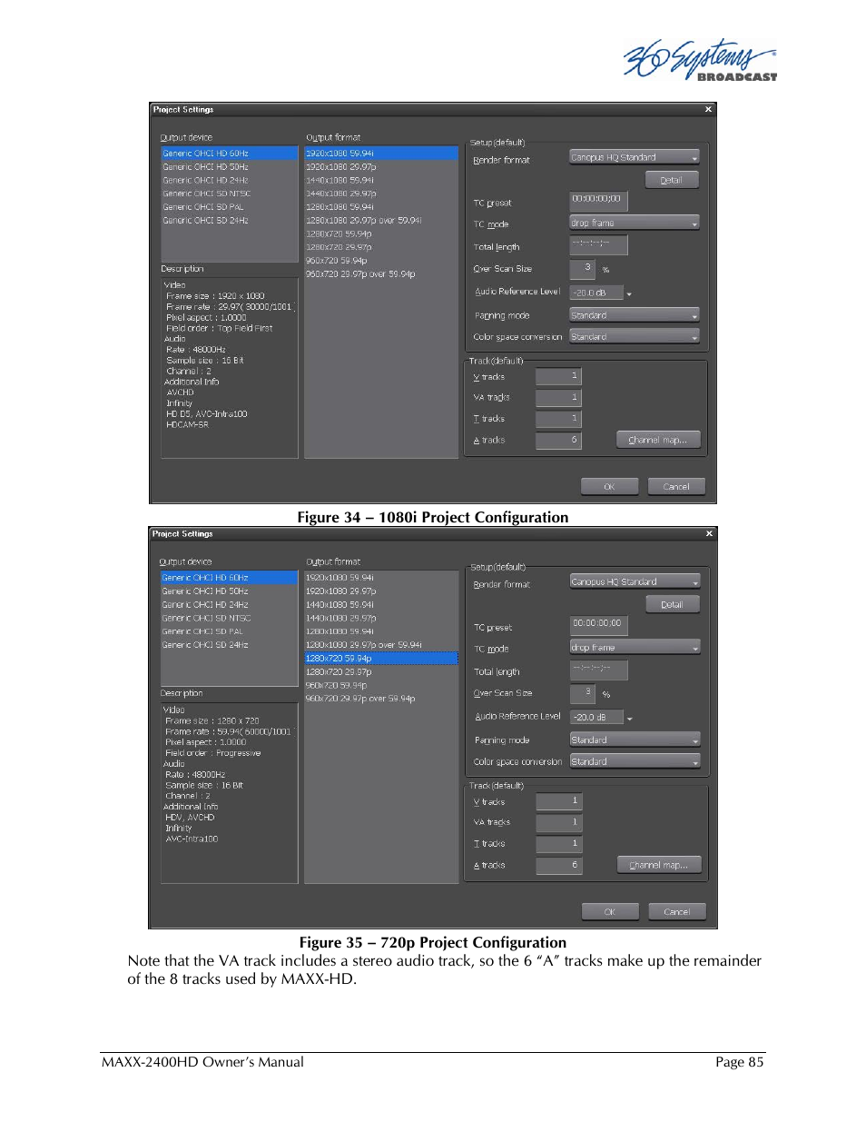 360 Systems MAXX2400HD User Manual | Page 86 / 148