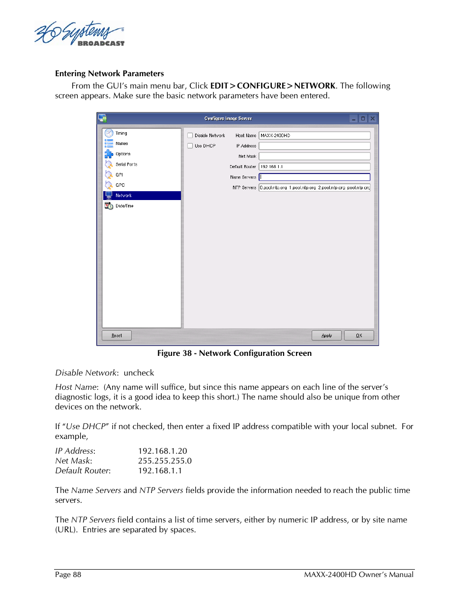 360 Systems MAXX2400HD User Manual | Page 89 / 148