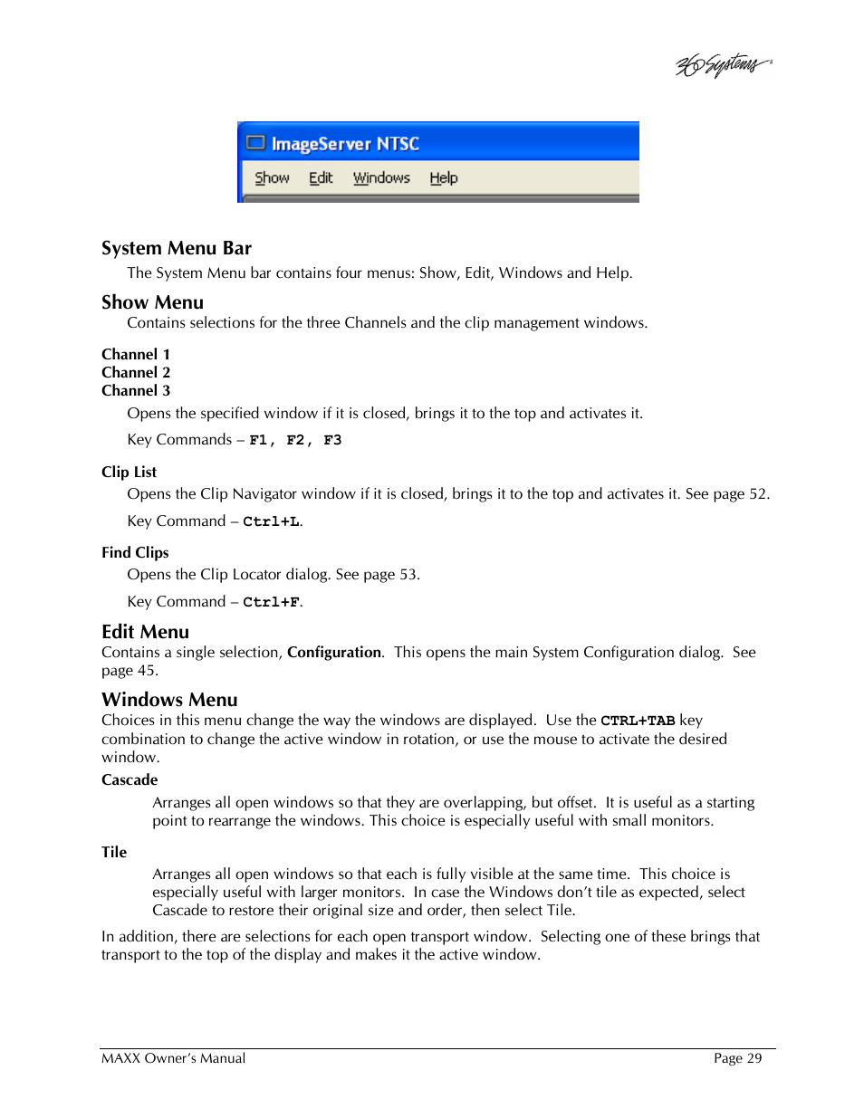 360 Systems MAXX-1000SD User Manual | Page 29 / 143