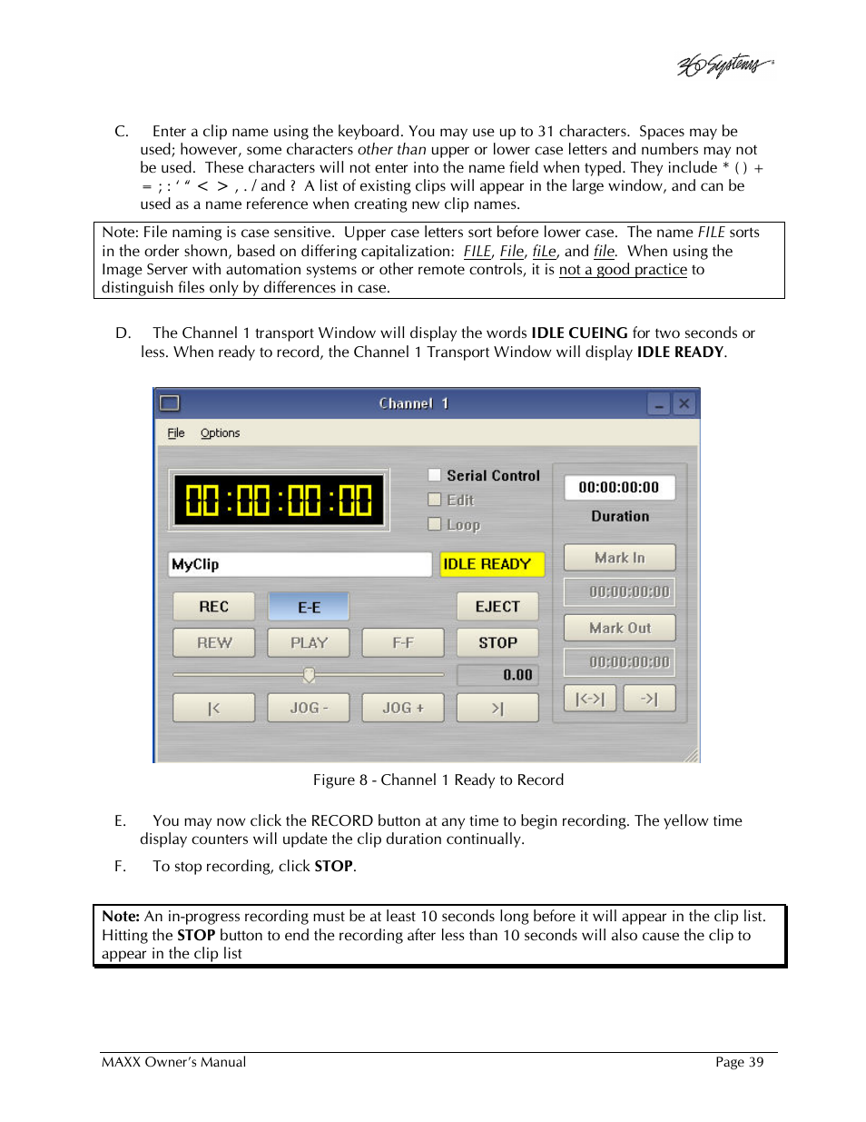 360 Systems MAXX-1000SD User Manual | Page 39 / 143