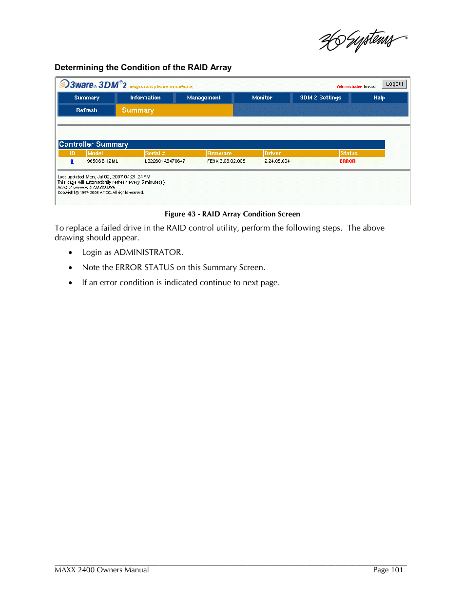 360 Systems MAXX-2400SD User Manual | Page 101 / 146