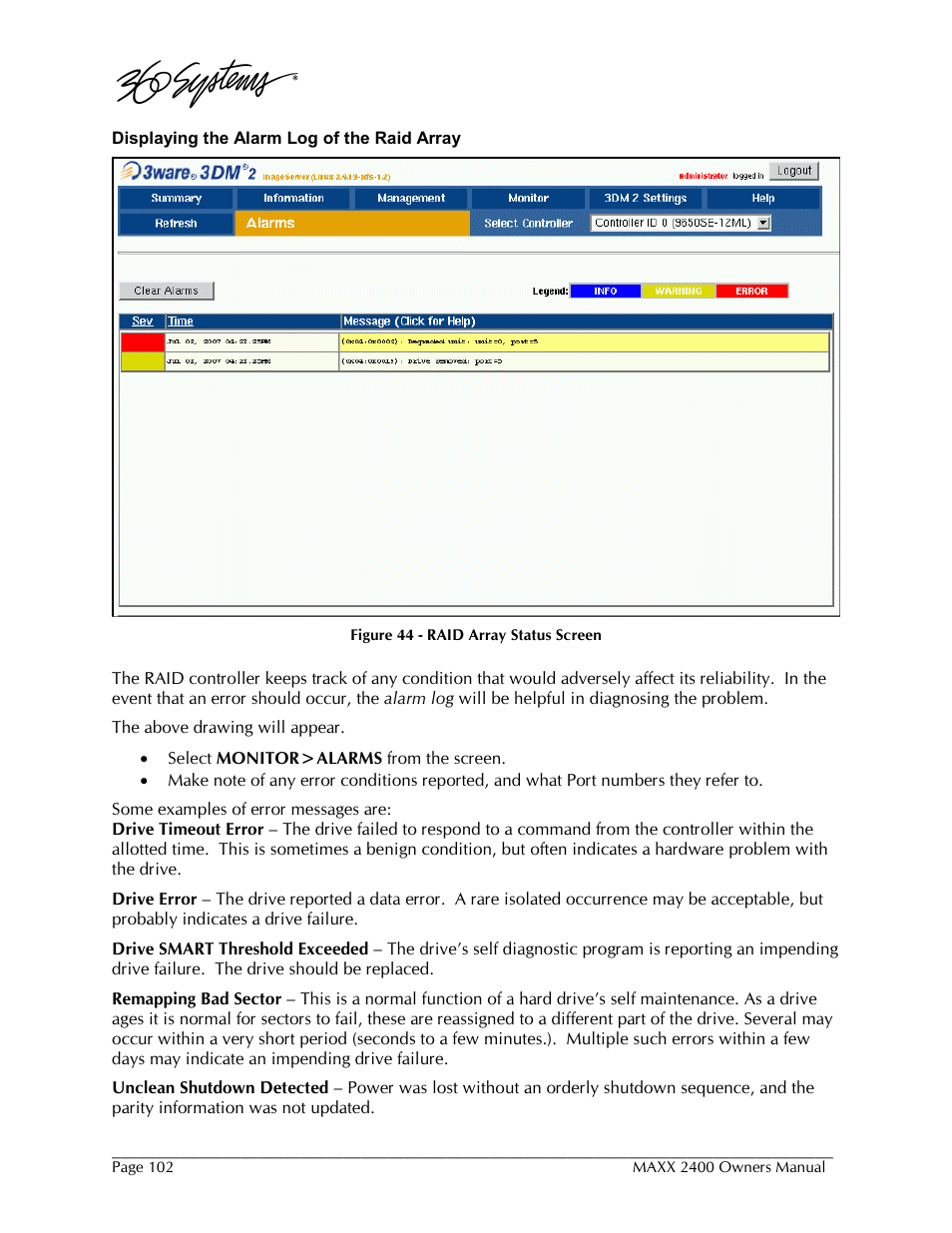 360 Systems MAXX-2400SD User Manual | Page 102 / 146