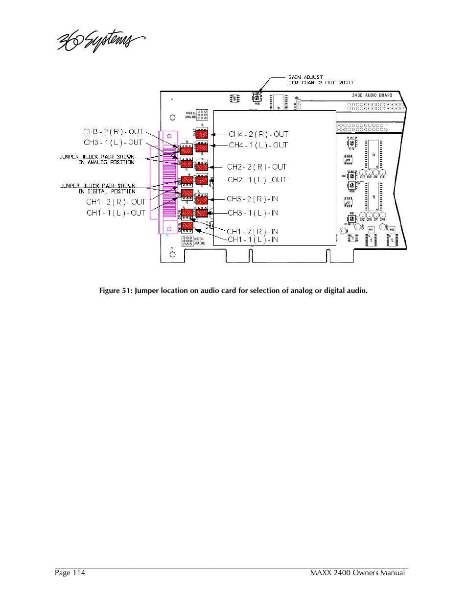 360 Systems MAXX-2400SD User Manual | Page 114 / 146