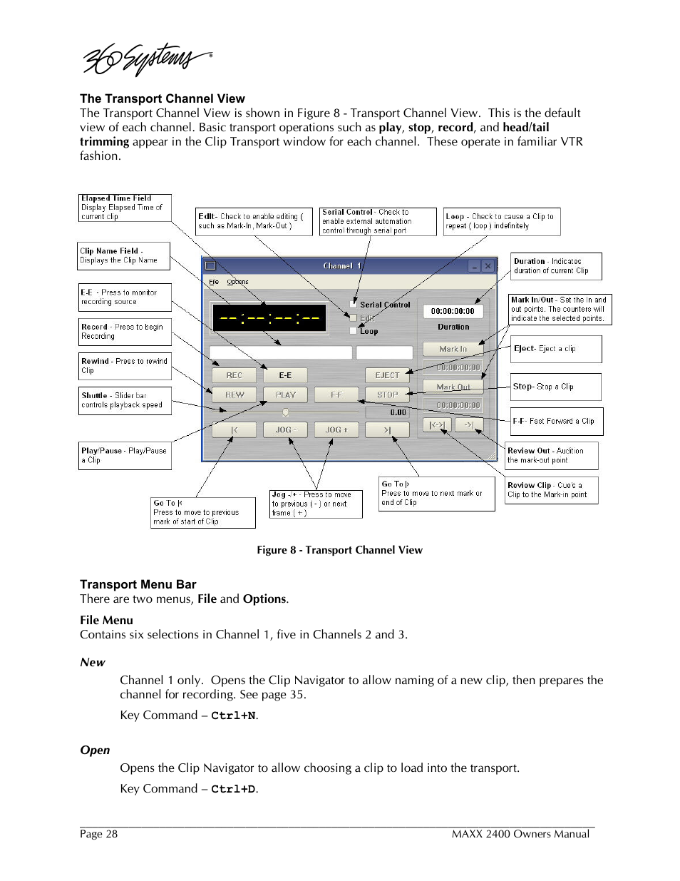 360 Systems MAXX-2400SD User Manual | Page 28 / 146