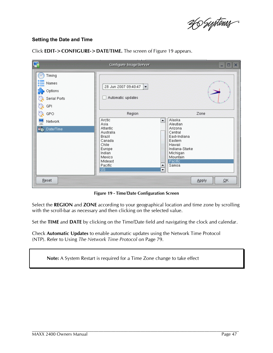 360 Systems MAXX-2400SD User Manual | Page 47 / 146