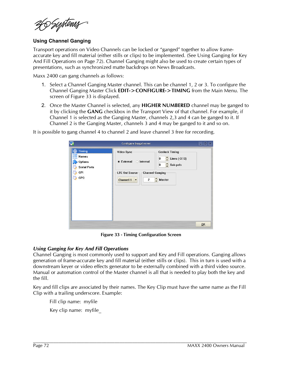 360 Systems MAXX-2400SD User Manual | Page 72 / 146