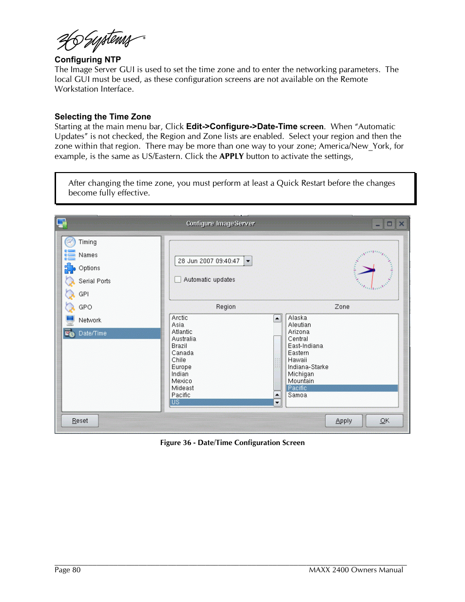 360 Systems MAXX-2400SD User Manual | Page 80 / 146