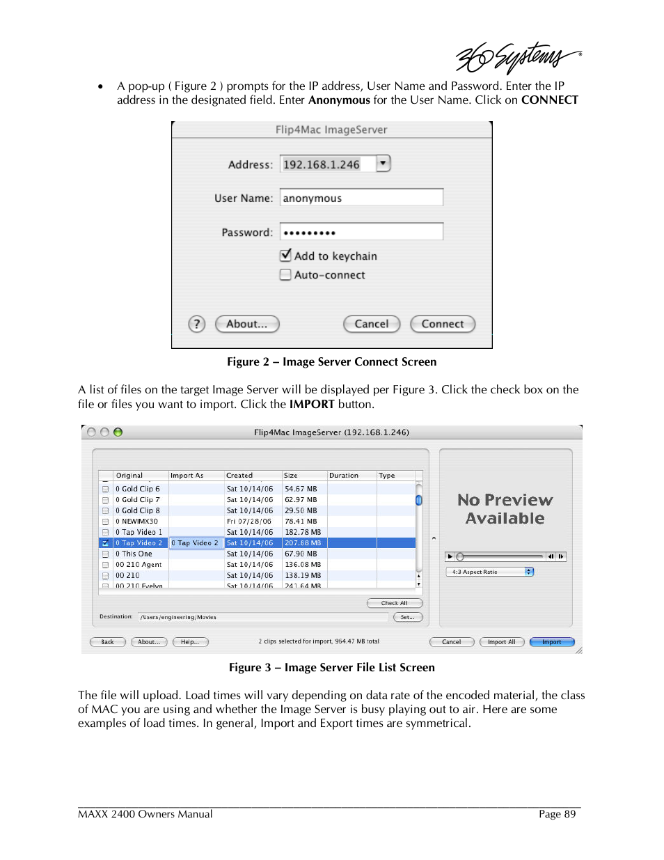 360 Systems MAXX-2400SD User Manual | Page 89 / 146
