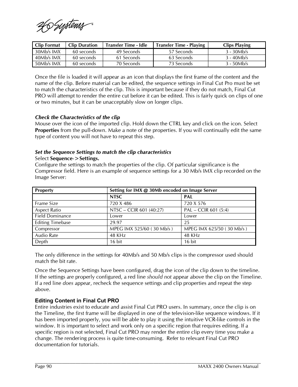 360 Systems MAXX-2400SD User Manual | Page 90 / 146