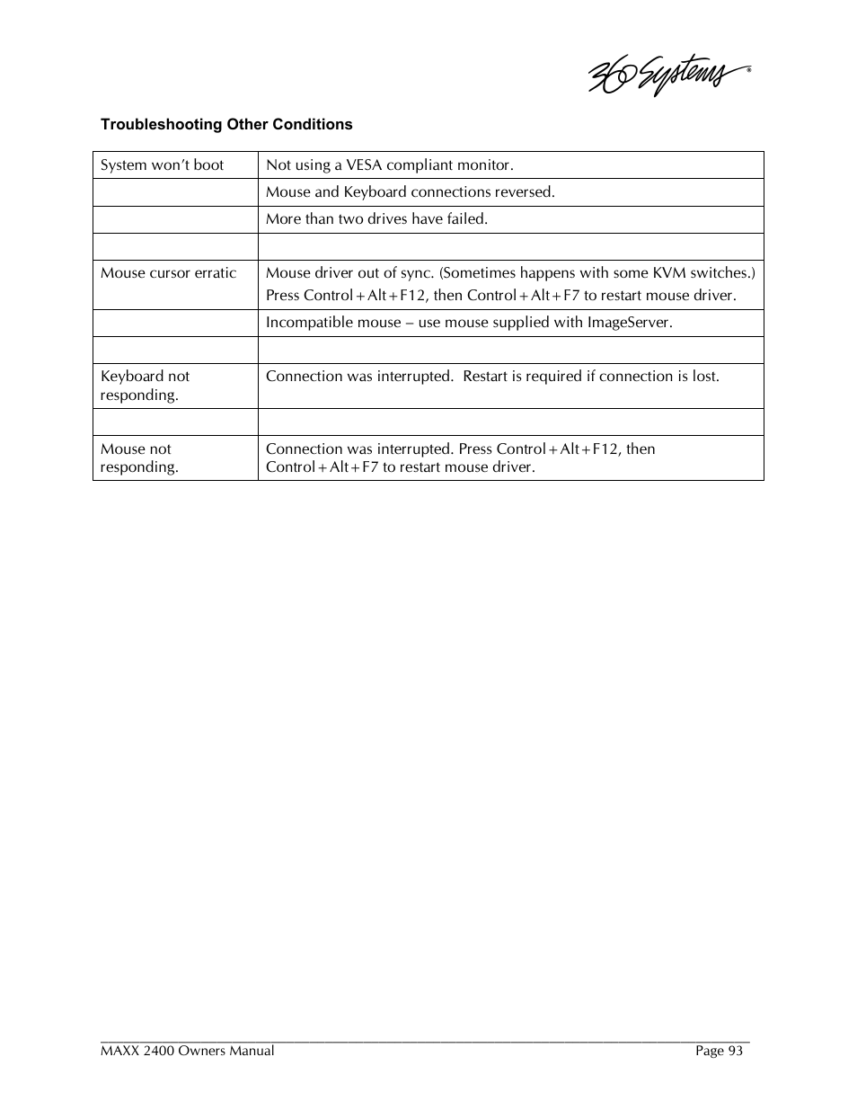 360 Systems MAXX-2400SD User Manual | Page 93 / 146