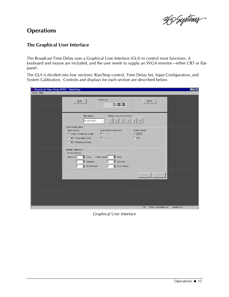 Operations | 360 Systems 2470SD Time Delay User Manual | Page 15 / 53