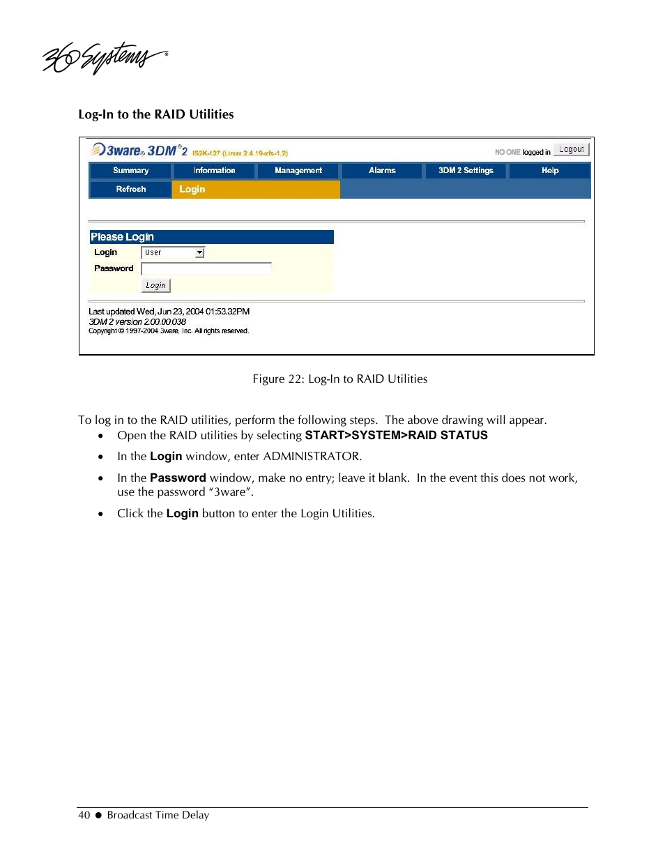 360 Systems 2470SD Time Delay User Manual | Page 40 / 53