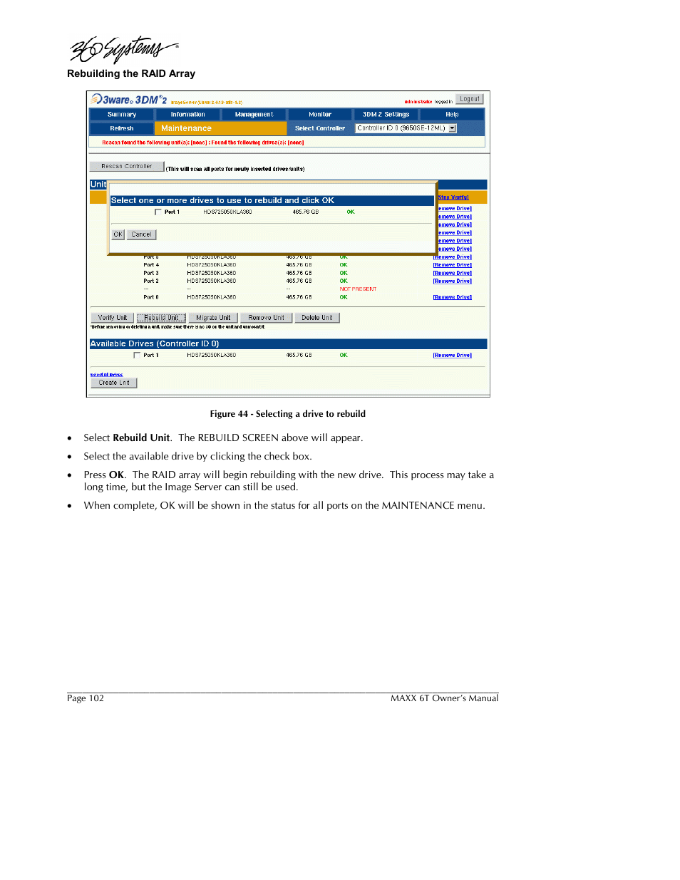 360 Systems MAXX-6T User Manual | Page 102 / 142