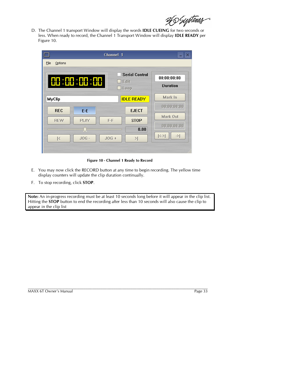 360 Systems MAXX-6T User Manual | Page 33 / 142