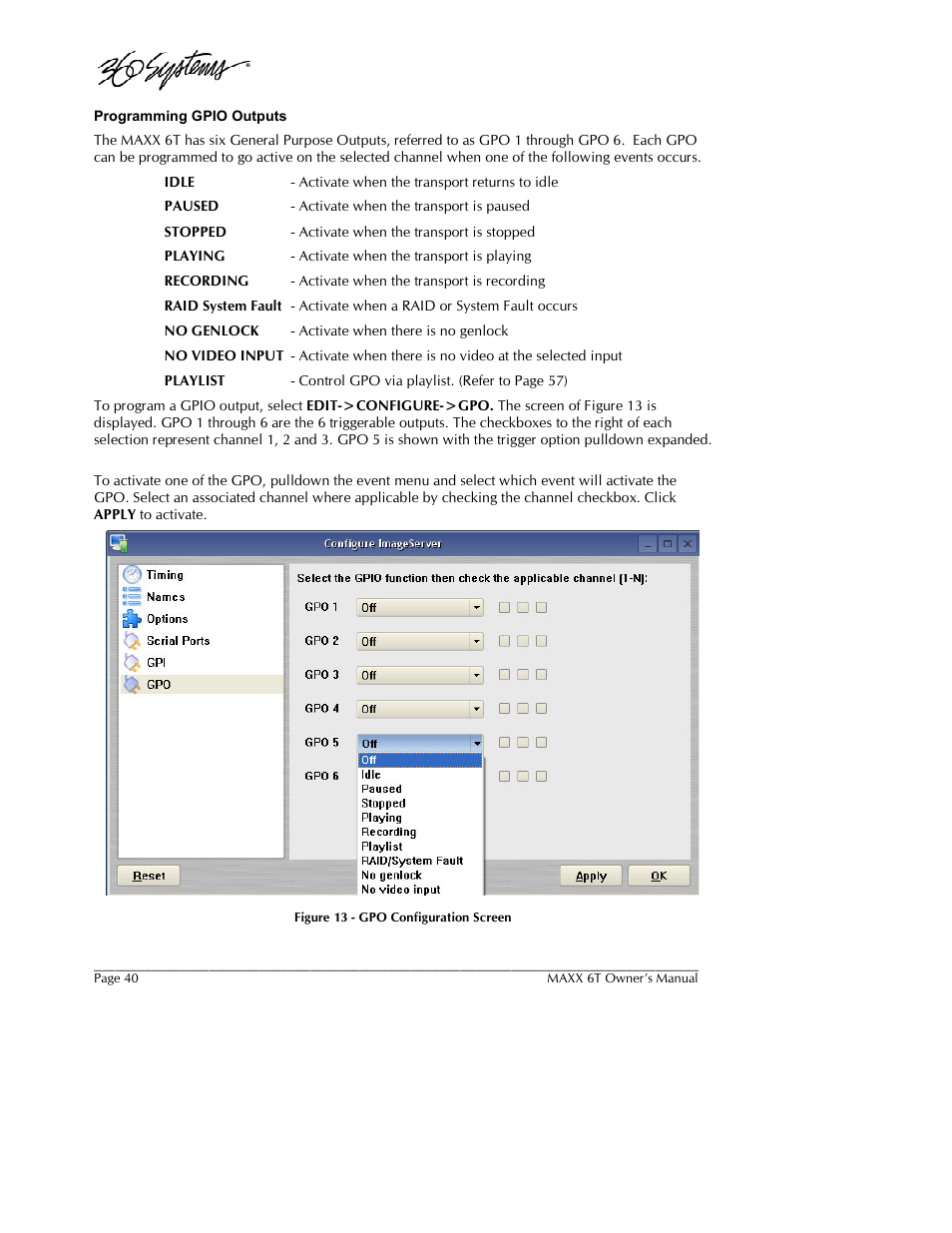 360 Systems MAXX-6T User Manual | Page 40 / 142