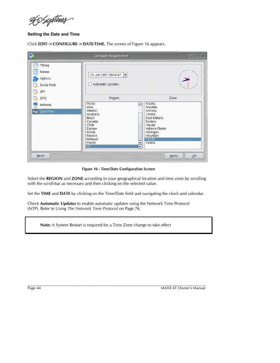360 Systems MAXX-6T User Manual | Page 44 / 142