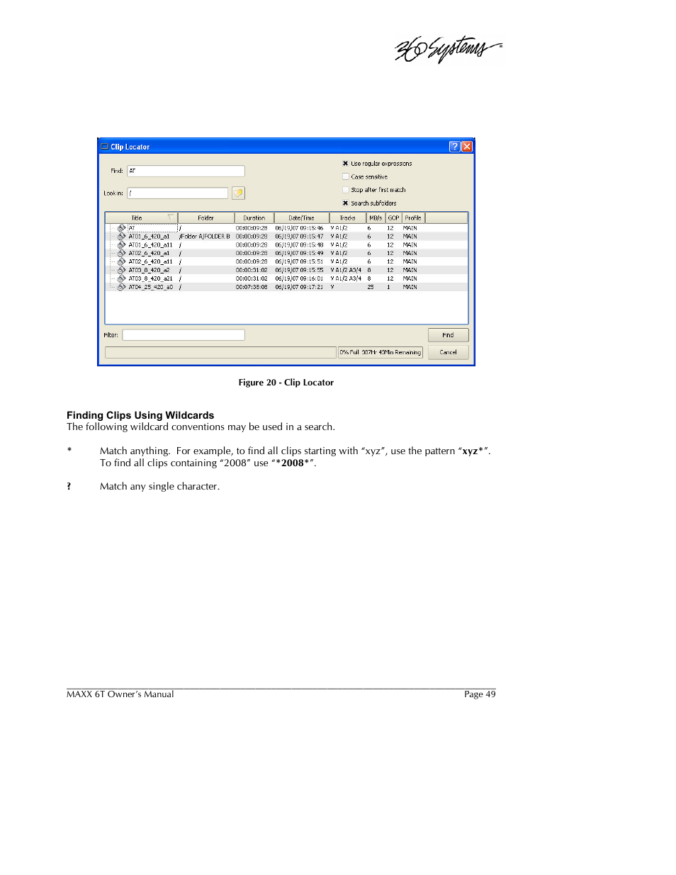 360 Systems MAXX-6T User Manual | Page 49 / 142