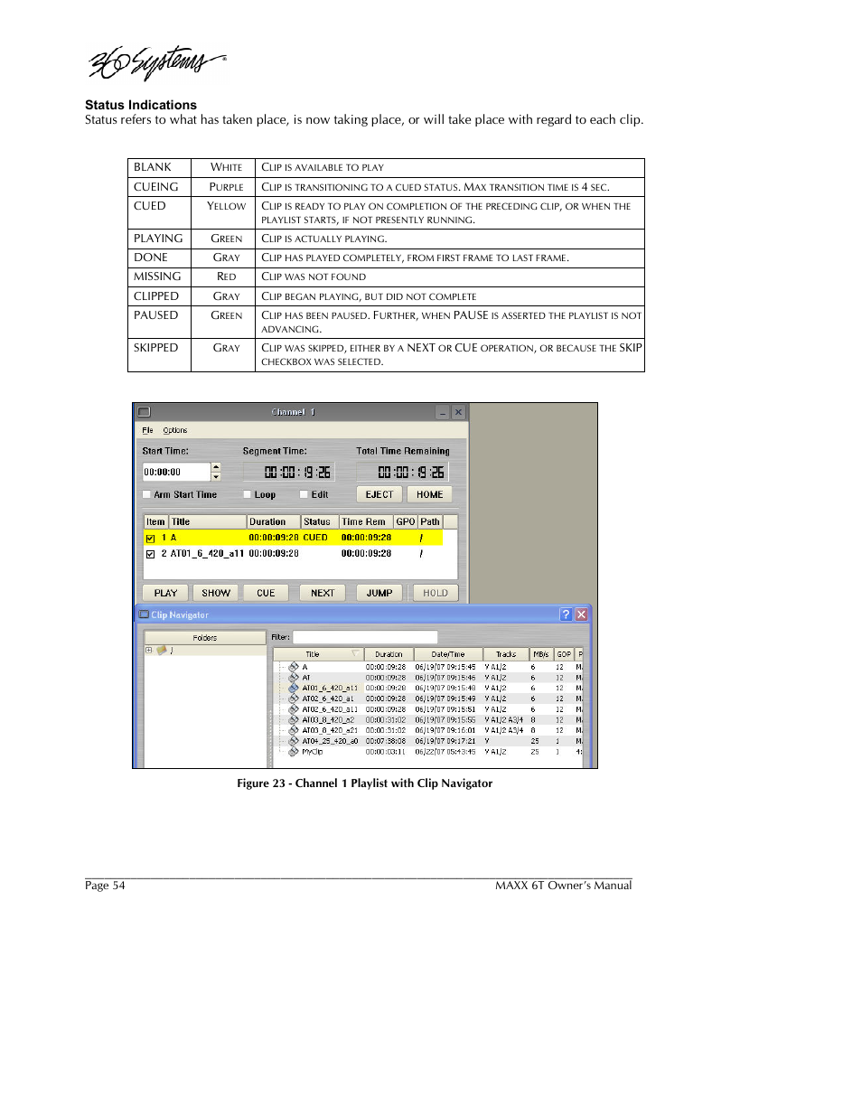 360 Systems MAXX-6T User Manual | Page 54 / 142