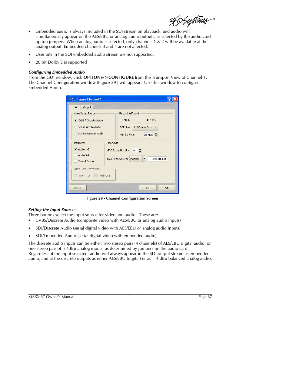 360 Systems MAXX-6T User Manual | Page 67 / 142