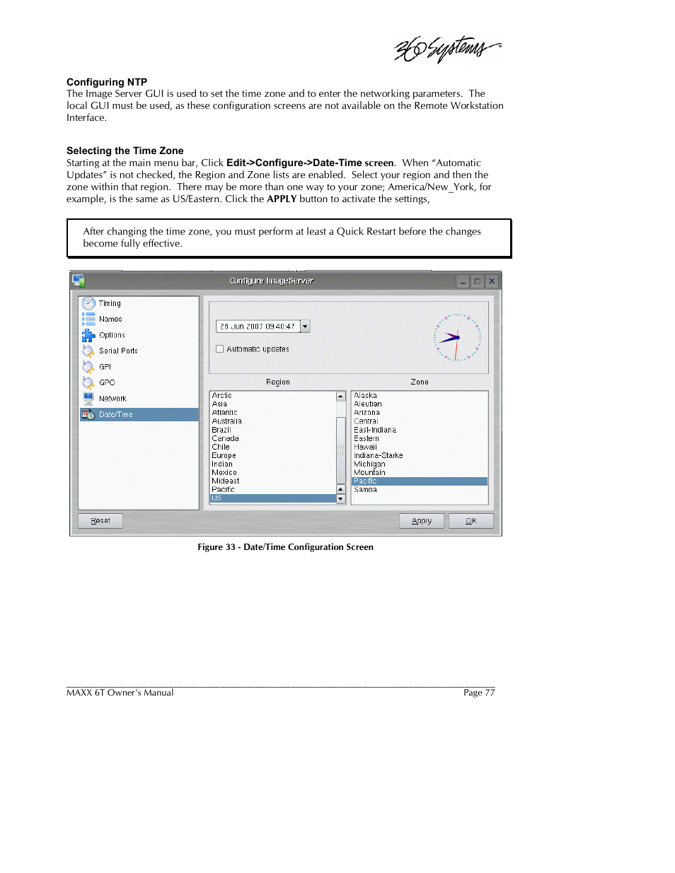 360 Systems MAXX-6T User Manual | Page 77 / 142
