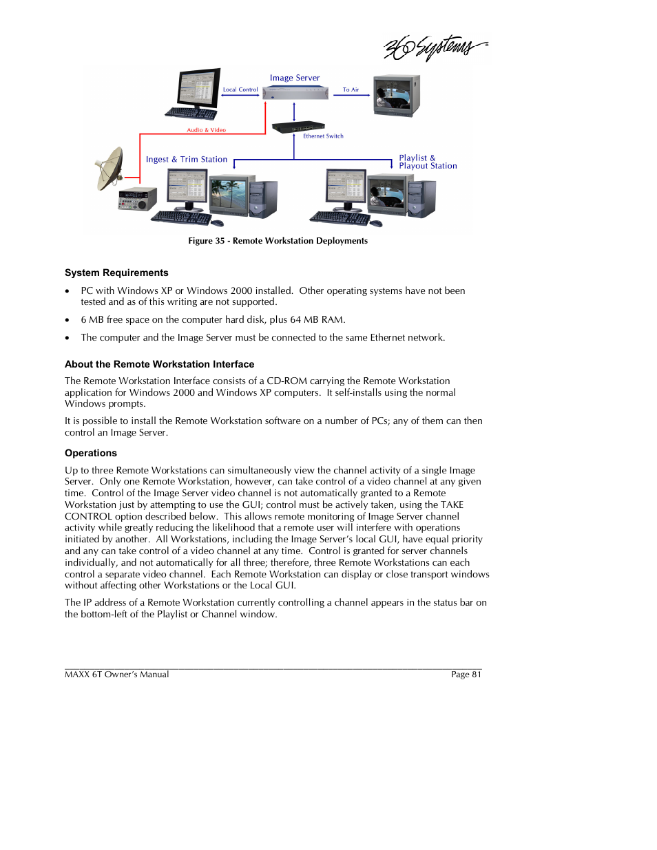 360 Systems MAXX-6T User Manual | Page 81 / 142