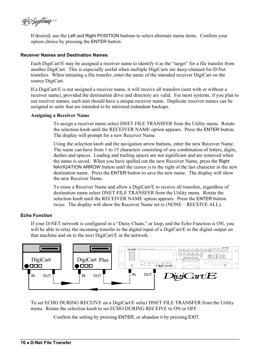 360 Systems DigiCart/E User Manual | Page 86 / 95