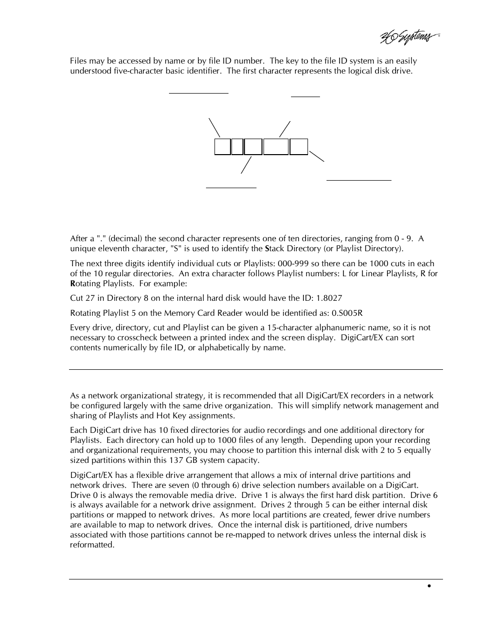 Drive organization strategy | 360 Systems DigiCart/EX User Manual | Page 29 / 117