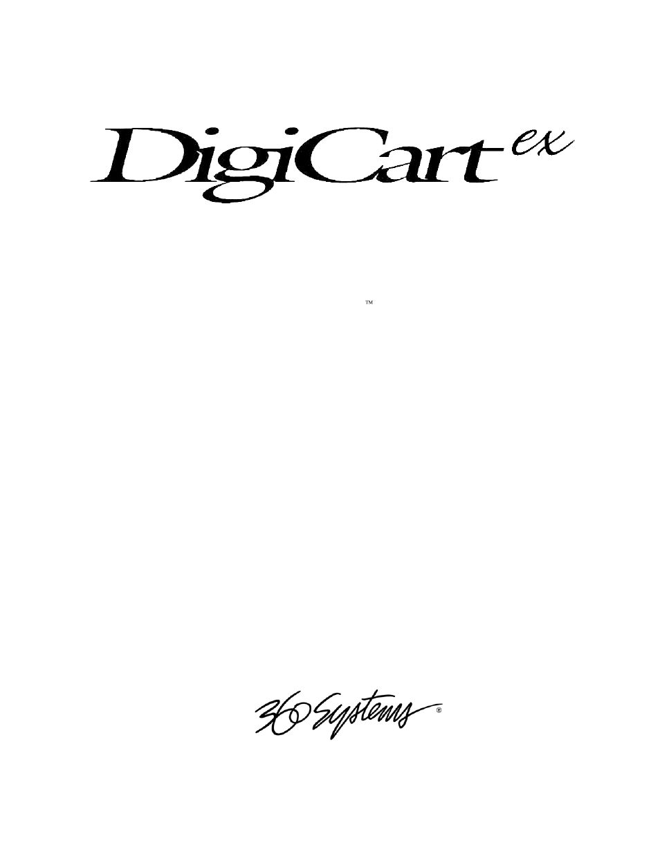 Owner’s manual | 360 Systems DigiCart/EX User Manual | Page 3 / 117