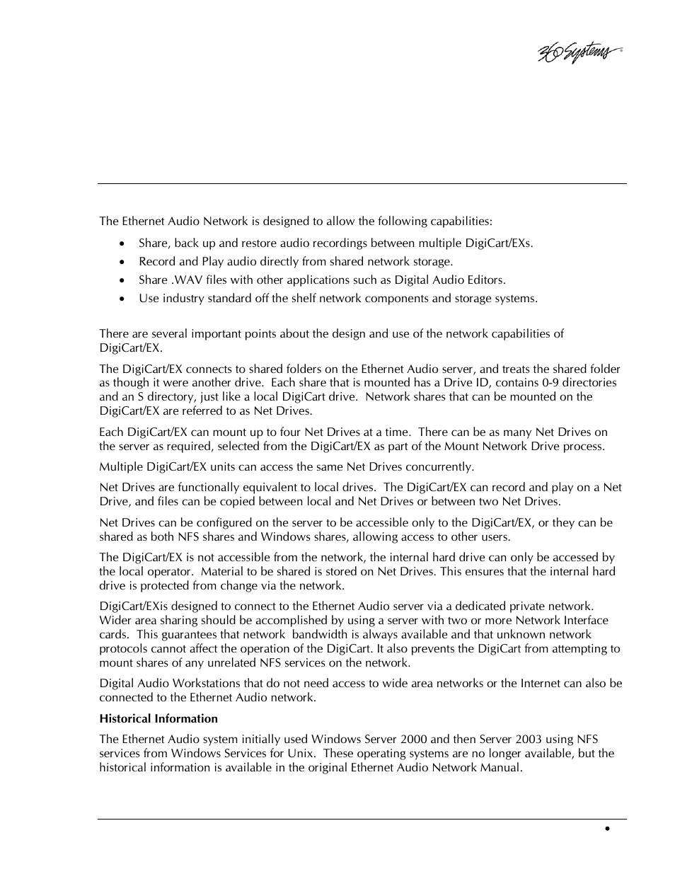 Appendix n, Networking, Overview | 360 Systems DigiCart/EX User Manual | Page 93 / 117