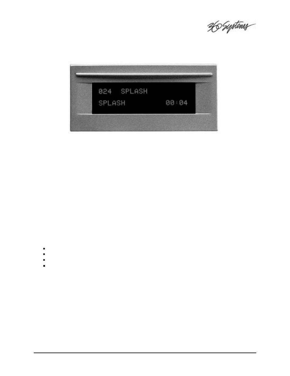 Display module, Hot-keys | 360 Systems Instant Replay DR-554 User Manual | Page 13 / 54