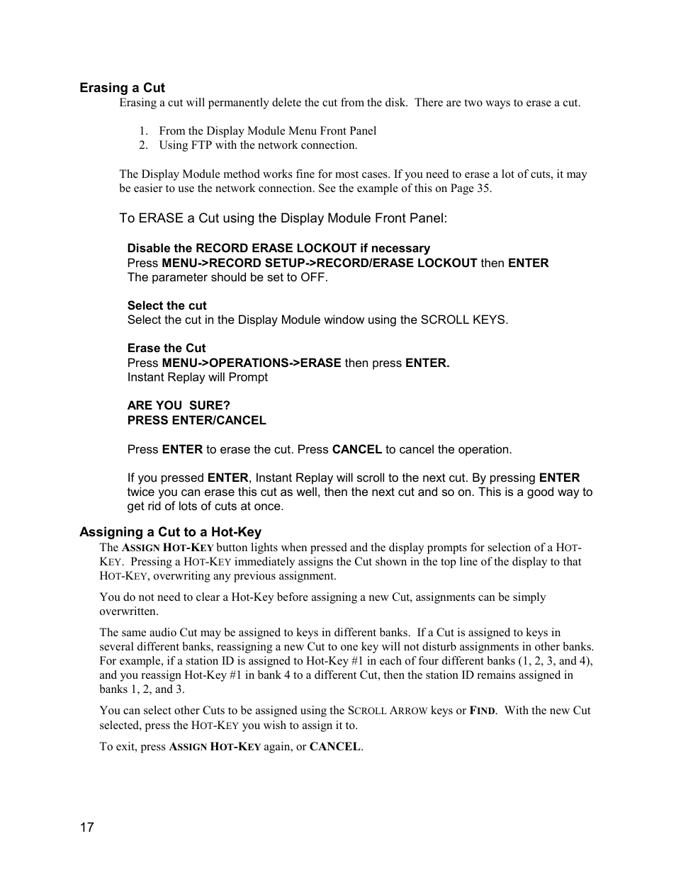 360 Systems Instant Replay 2 User Manual | Page 17 / 47